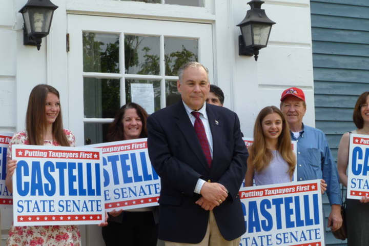 Assemblyman Bob Castelli is running for the Republican nomination for State Senate. 