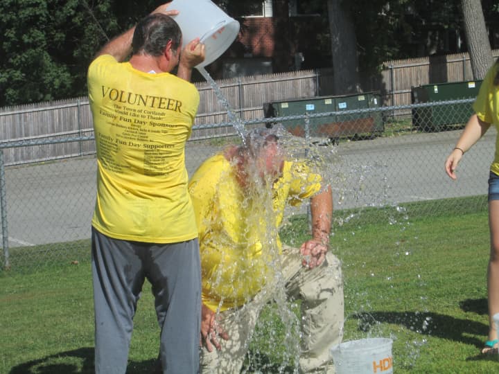 A massive Ice Bucket Challenge event took place in Yonkers to benefit ALS research.