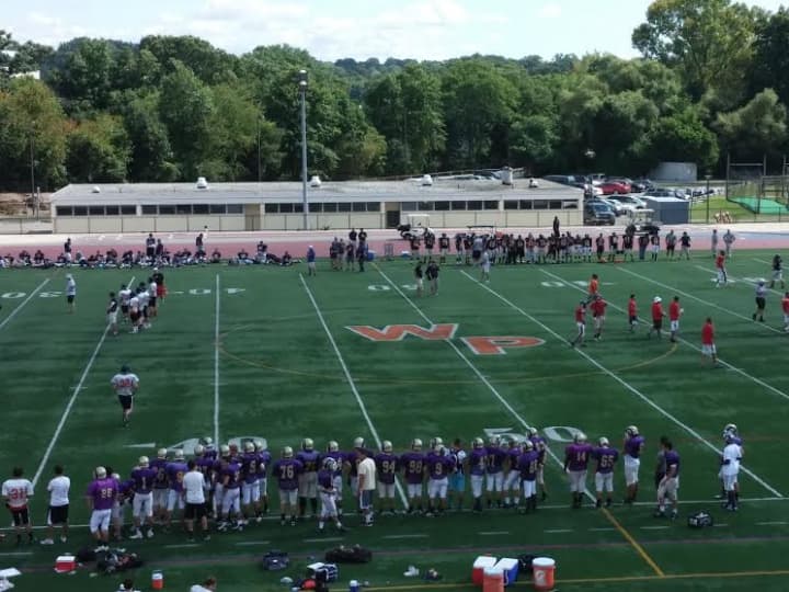 The Loucks Stadium at White Plans High school welcomed Westchester and Putnam county teams to a mass football scrimmage, Saturday, Aug. 30.