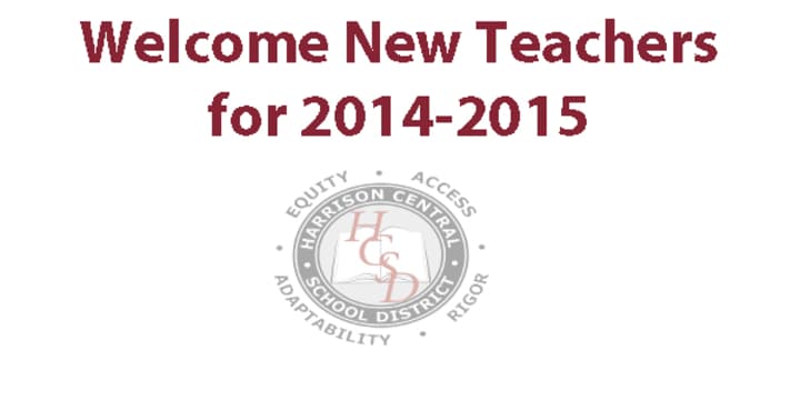 The Harrison school district welcomes 30 new teachers for the 2014-15 school year. 
