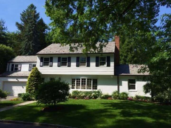 This house at 6 Legget Road in Bronxville is open for viewing on Sunday.
