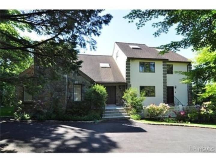 This house at 74 North Mountain Drive in Dobbs Ferry is open for viewing on Sunday.