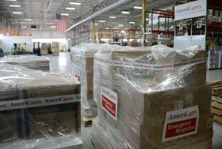 Stamford-based AmeriCares A 5,000-pound shipment of medicines, medical supplies and protective equipment was shipped to Sierra Leone Monday to aid health workers fighting the Ebola outbreak that has devastated West Africa.
