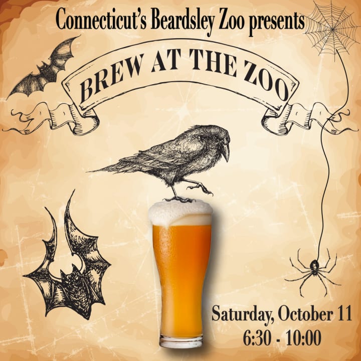 Brew at the Zoo will be held at Connecticut&#x27;s Beardsley Zoo in Bridgeport on Saturday, Oct. 11.