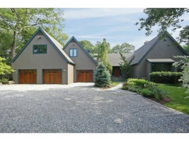 The house at 40 Old Branchville Road in Ridgefield is open for viewing on Sunday.