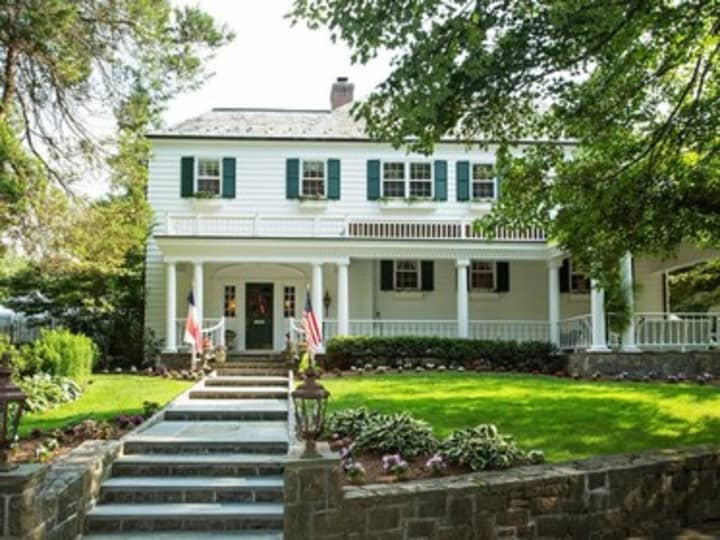 This house at 1272 Hardscrabble Road in Chappaqua is open for viewing on Sunday.