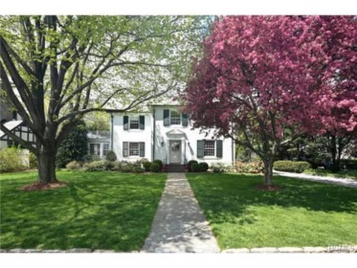 This house at 15 Sunnybrae Place in Bronxville is open for viewing on Sunday.