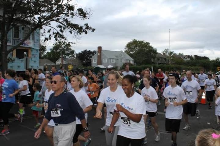 Runners take part in the Only You Foundation last year in Fairfield.