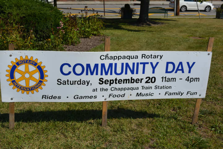 Chappaqua Rotary Community Day will take place Saturday, Sept. 20, at the Chappaqua train station.