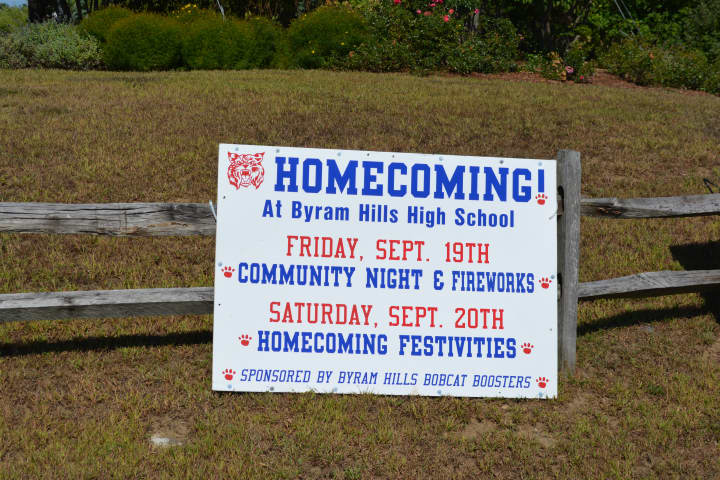 Byram Hills High School will host homecoming events on Friday, Sept. 19 and Saturday, Sept. 20. 