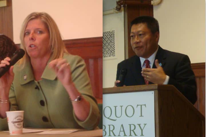 State Reps. Kim Fawcett (D-Fairfield) and Tony Hwang (R-Fairfield) are running for the state Senate seat representing District 28.