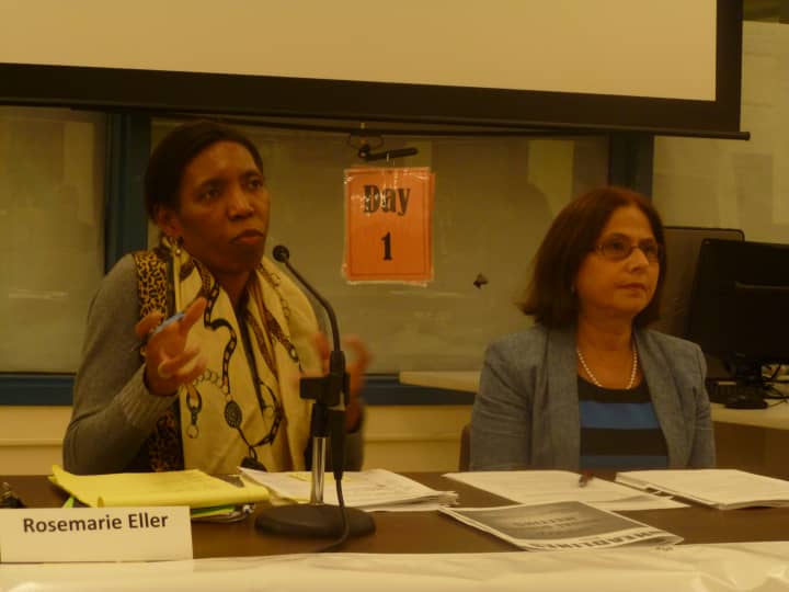 White Plains School Board President Rosemarie Eller and Member Randy Stein were among those who signed a letter opposing the French-American School of New York&#x27;s proposed White Plains campus. 