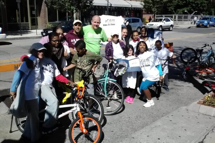 The first Mount Vernon Bike-A-Thon.