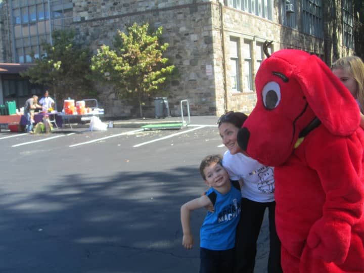 Clifford was on hand at the book fair. 