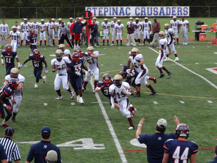 Iona Prep and Archbishop Stepinac meet during last year&#x27;s games. The teams meet again on Saturday in New Rochelle.