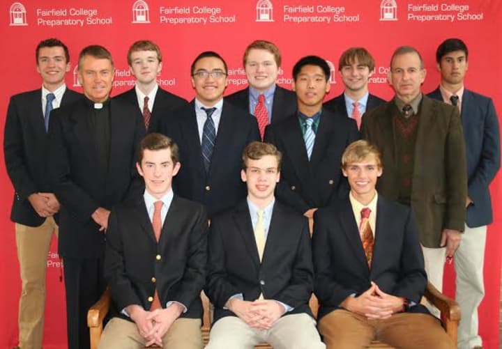 Nine Fairfield Prep students were commended in the National Merit Scholarship Program. See story for photo IDs.