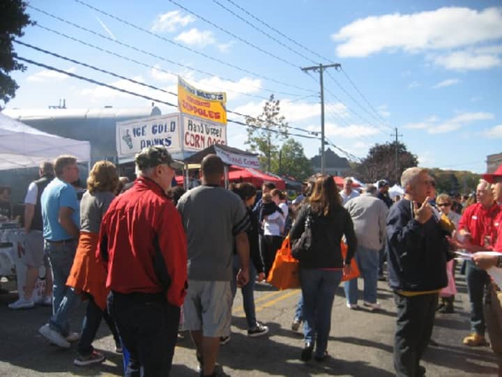 A scene from a previous Fall Street Festival. 