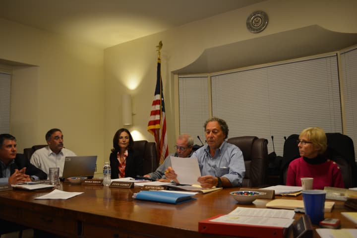 The Pound Ridge Planning Board at its Sept. 25 meeting.