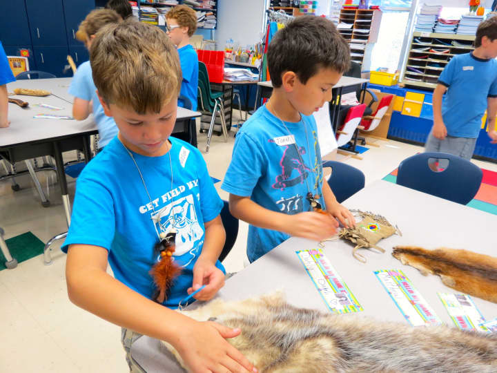 Carrie E. Tompkins Elementary School students learned about Native American history at on Friday, Oct. 3. 