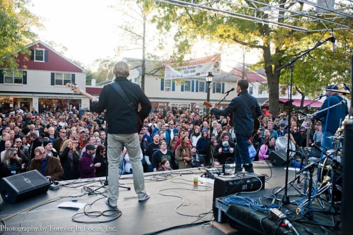 Music is a big part of the Pound Ridge Harvest Festival.