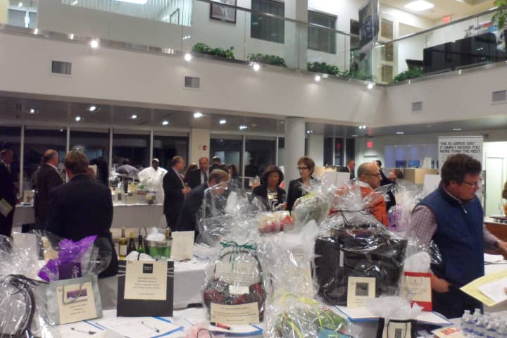 Some of the items up for auction at last year&#x27;s wine tasting and auction hosted by the Darien Chamber of Commerce.