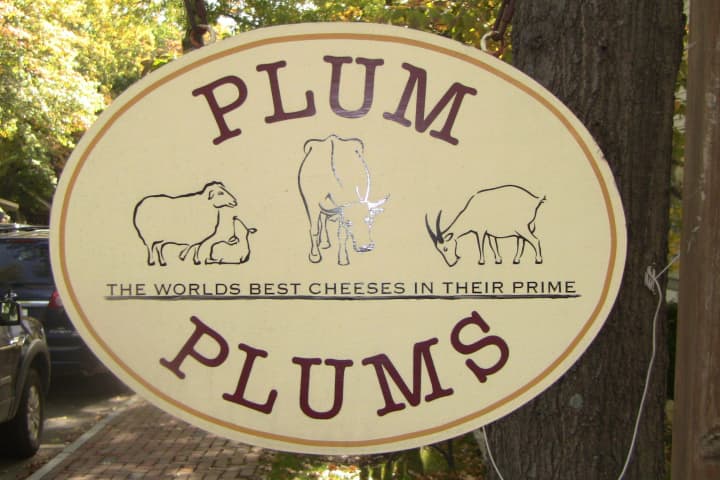 Plum Plums in Pound Ridge sells cheeses from the world over, along with oils, vinegars and condiments.