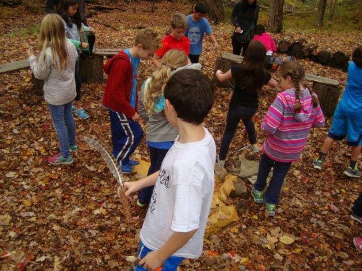 Irvington fourth-graders took a trip to the Ward Pound Ridge Reservation to participate in its Indian Lore program. 