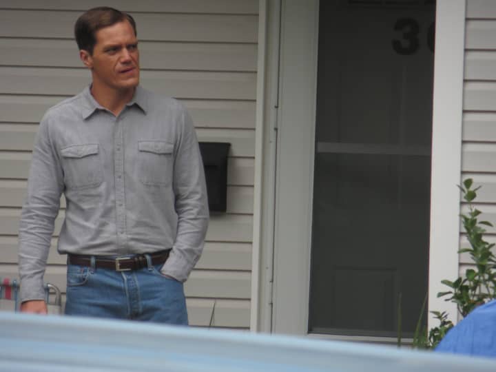 Michael Shannon on the set of &quot;Freeheld&quot; on Wednesday.