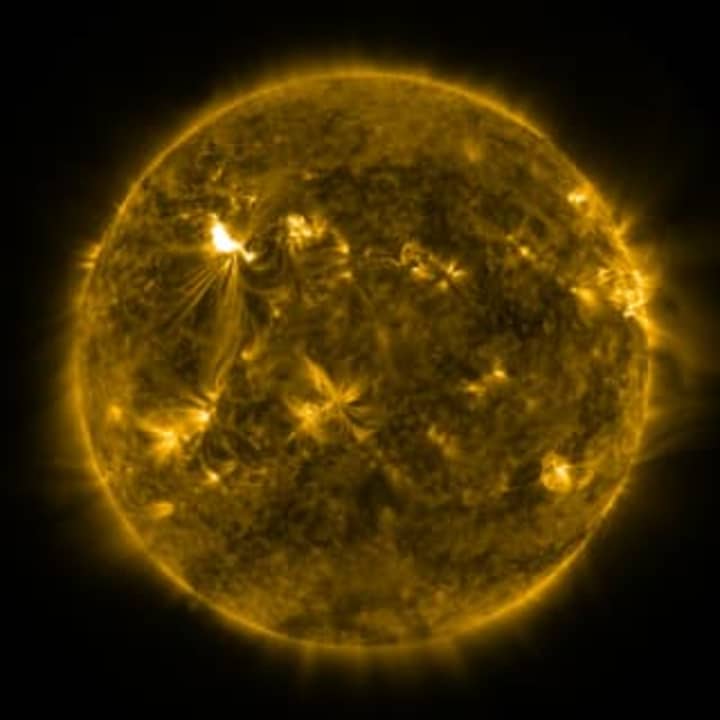 A series of strong solar flares could cause disruption of radio and other communication services. 