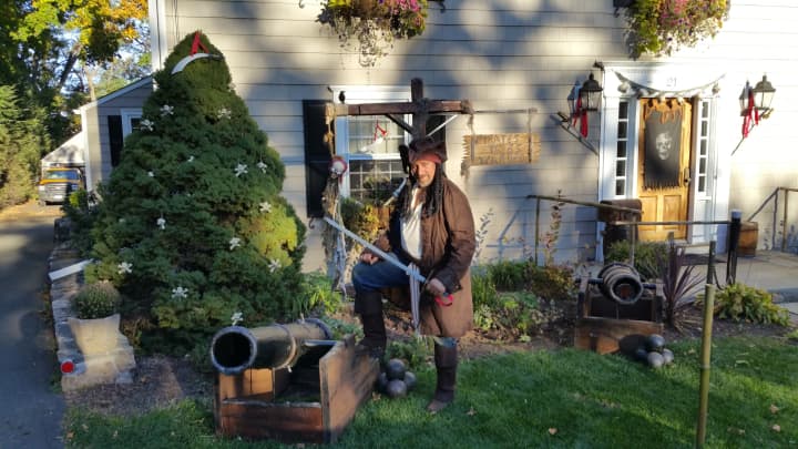 Rob Toth is the captain of the ship once known as a front yard at 21 Deer Hill Ave. in Danbury. 