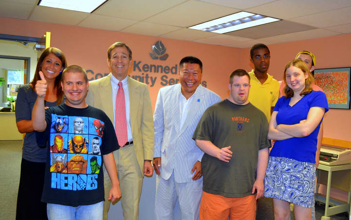 Members of Kennedy Community Services  and individuals with disabilities are thankful for state representative Tony Hwang&#x27;s support in passing a bill to provide more jobs for members of the community who are economically disadvantaged. 