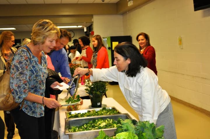 Chefs served greens and salads 