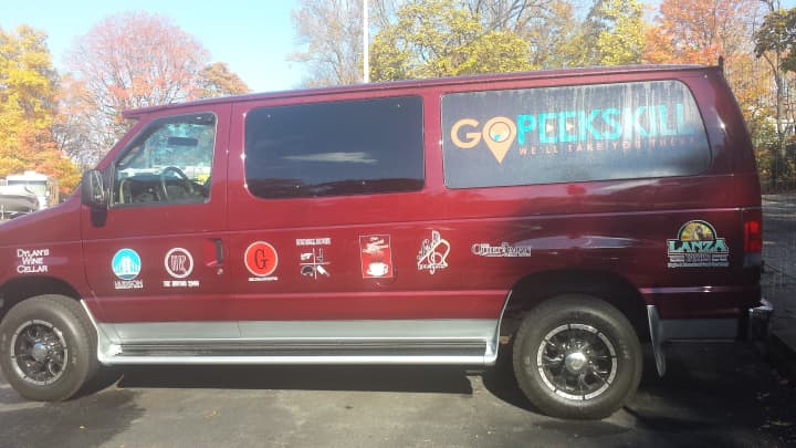 The Go Peeskill van offers free shuttle service downtown.
