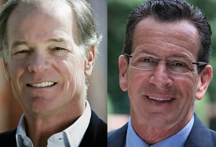 Democratic Gov. Dannel P. Malloy, right, is being challenged by Republican Tom Foley in a repeat of the 2010 gubernatorial race.