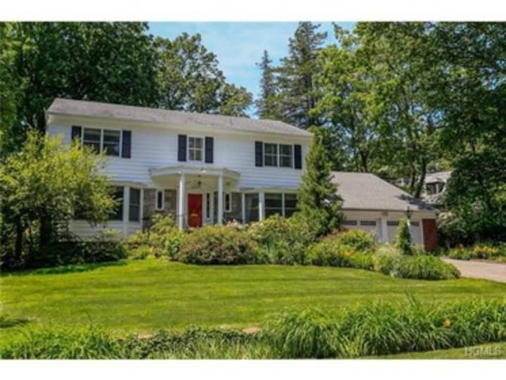 This house at 170 Valley Road in New Rochelle is open for viewing on Sunday.
