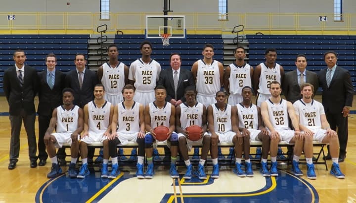 The Pace University men&#x27;s basketball team