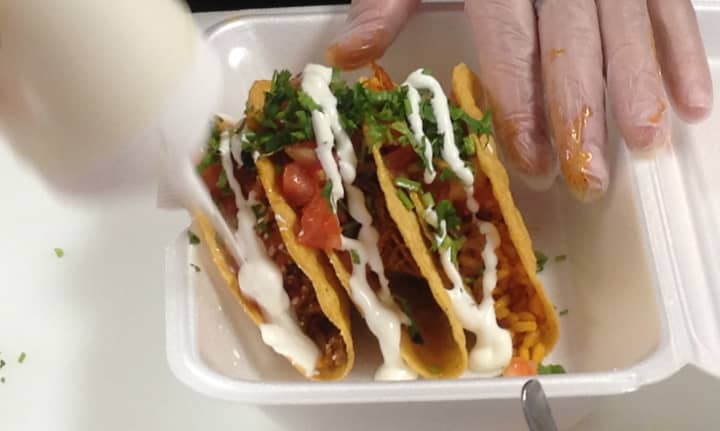 Tacos from Tijuana Mexican Grill in Sleepy Hollow