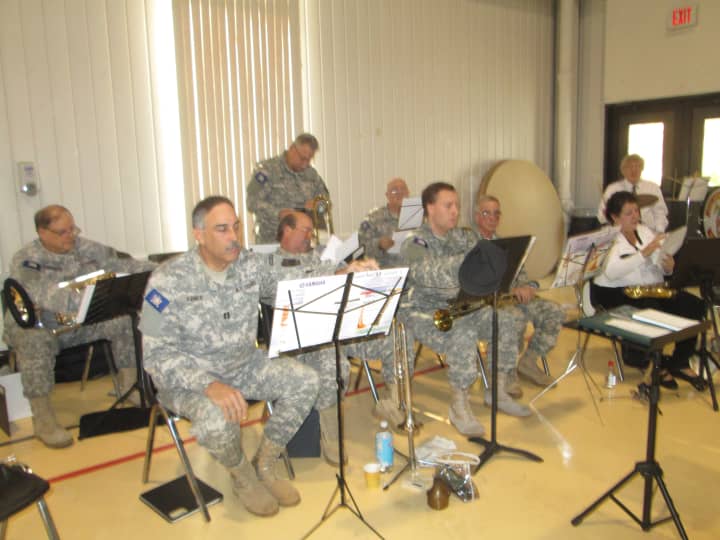 The 89th Army Guard performs at Cortlandt&#x27;s Veterans Day ceremony.