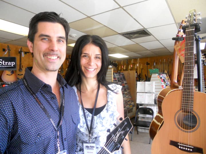 Mike and Miriam Risko, local rock stars, also own a music school.