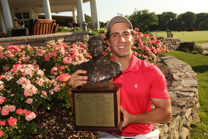 David Pastore of Greenwich, who won two Metropolitan Golf Association events this summer, was named the organization&#x27;s Player of the Year on Wednesday.