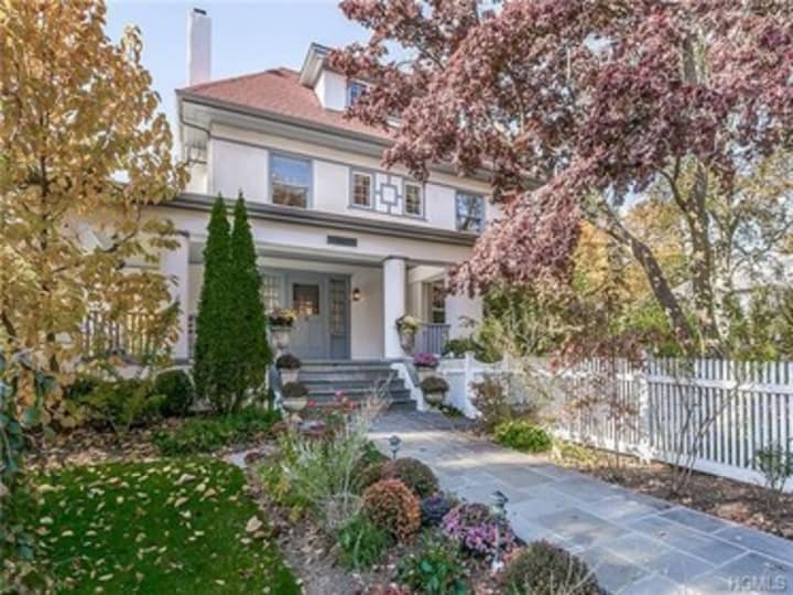 This house at 6 Howard St. in Larchmont is open for viewing Sunday.