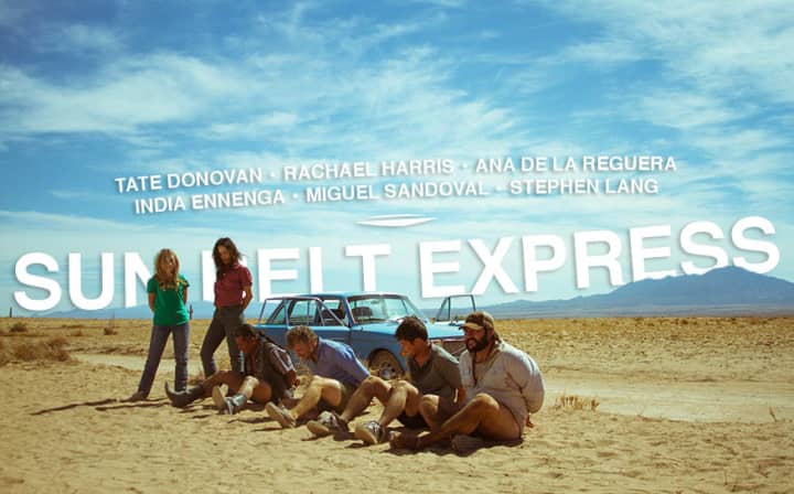 &quot;Sun Belt Express&quot; tells the story of a man bringing four undocumented immigrants across the border and the ensuing chaos that develops.