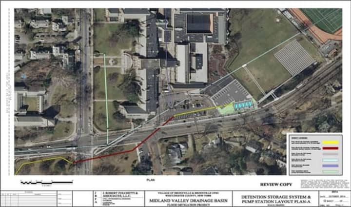 Construction related to improvements of storm water drainage systems, as part of the FEMA flood mitigation grant project awarded to Bronxville in 2012, is expected to begin in January of 2015.