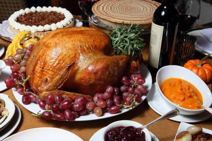 At X20 Xaviars on the Hudson in Yonkers, turkeys are local and roasted with apple-chestnut stuffing. 