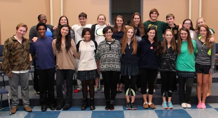 The cast of Greenwich Academy&#x27;s upcoming fall musical, the Tony Award-winning &quot;Pippin.&quot;