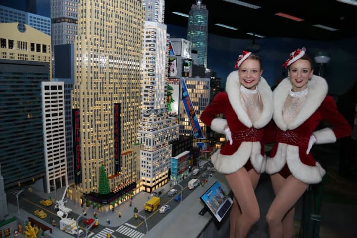 The Rockettes helped unveil Legoland&#x27;s Miniland, in honor of Radio City&#x27;s Christmas Spectacular.