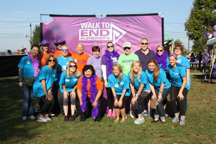The Walk to End Alzheimer&#x27;s Norwalk Committee at Calf Pasture Beach.