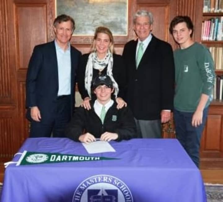 Old Greenwich resident Sam Epley, a senior at The Masters School, has signed a letter of intent to play squash for Dartmouth for the next four years, where he will compete on the universitys Division 1 team.