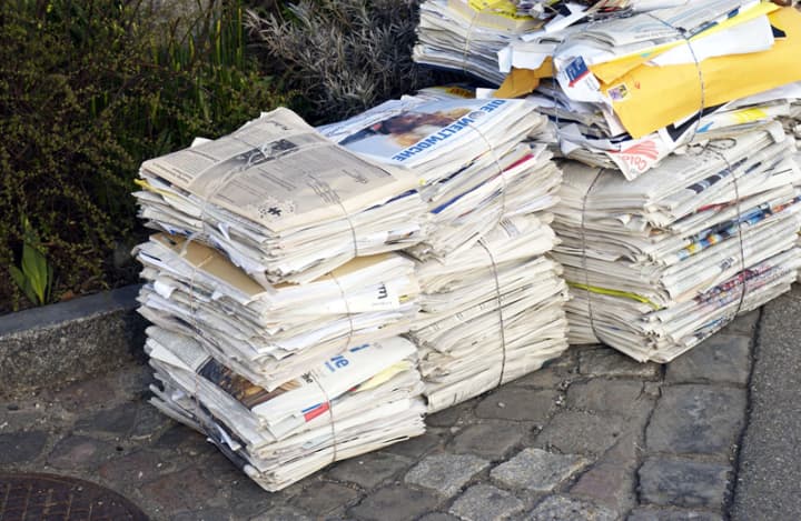 Wednesday&#x27;s newspaper and cardboard recyclables has been suspended and will be collected on Wednesday, Dec 3.