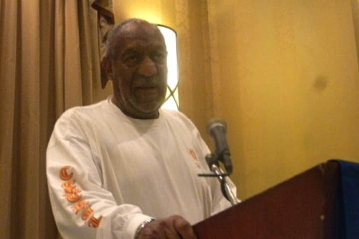 Bill Cosby speaking at the Lower Hudson Council of School Superintendents annual Carroll F. Johnson Scholastic Achievement Dinner held at the Doubletree Hotel in Tarrytown in May. 